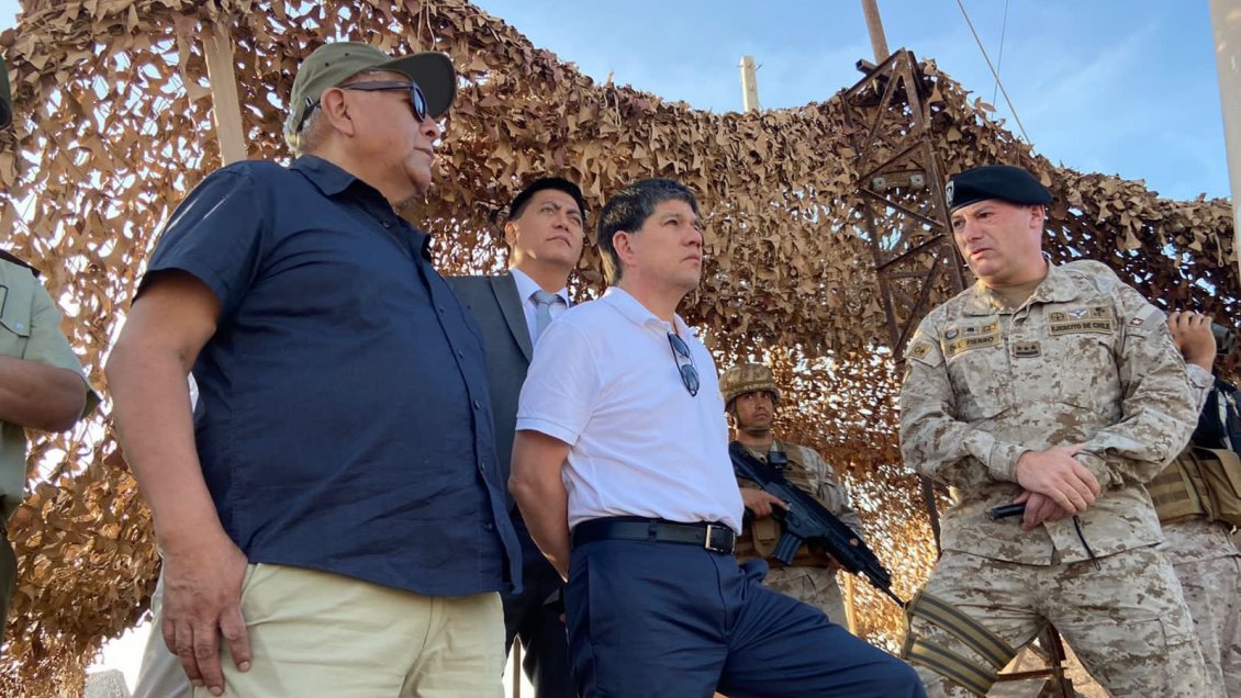 Autoridades de Gobierno visitaron controles fronterizos en el extremo norte