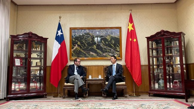 Niu Qingbao se reunió con el nuevo embajador de Chile en China
