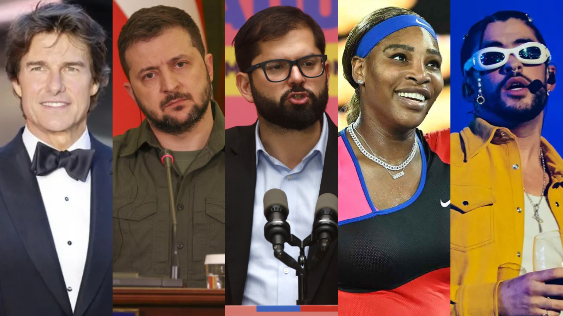 Gabriel Boric, Volodímir Zelenski, Bad Bunny, Serena Williams y Tom Cruise, entre los más influyentes de 2022, según Bloomberg