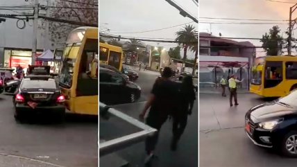  Conductor del Transantiago arrastró a colectivo en Puente Alto  