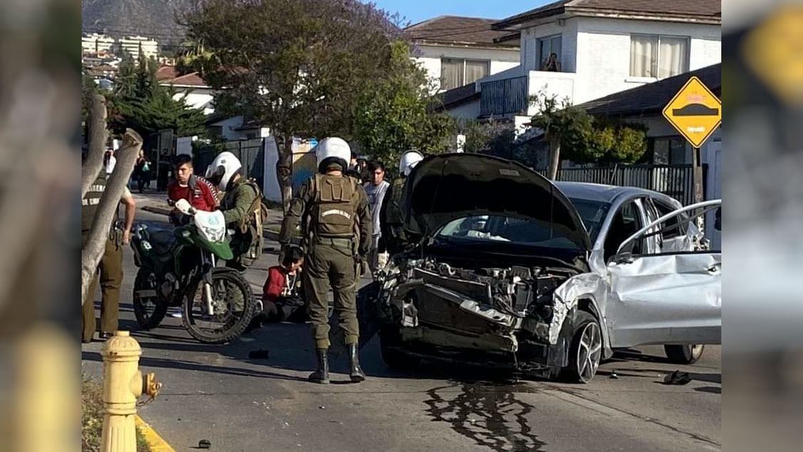 Persecución policial terminó con dos detenidos en La Serena