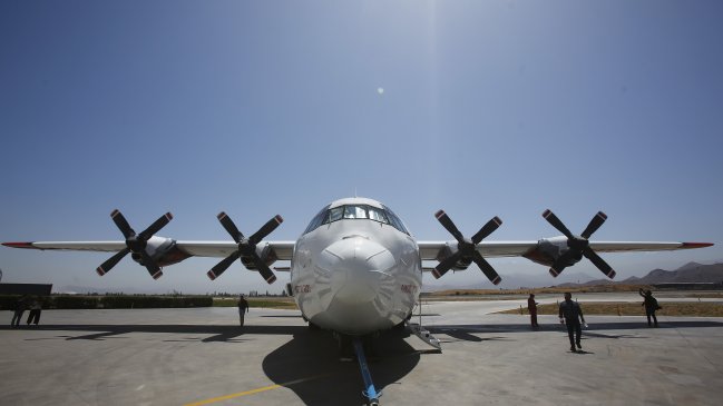 El avión Hércules C130 combatirá los incendios forestales en Chile