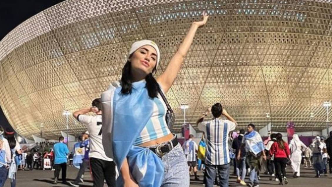 Lali Espósito habló sobre el inapropiado gesto de hincha argentino