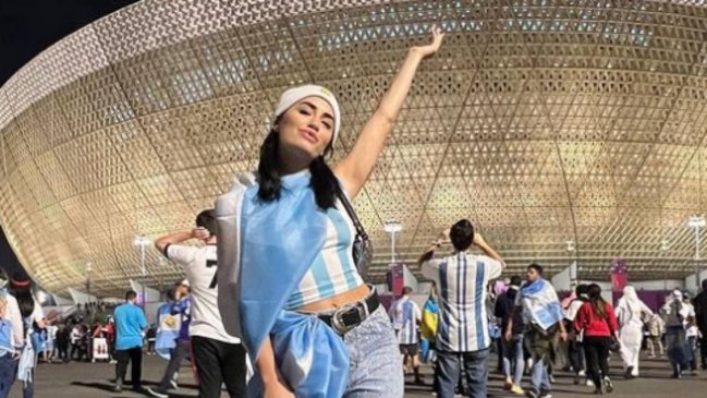 Lali Espósito habló sobre el inapropiado gesto de hincha argentino