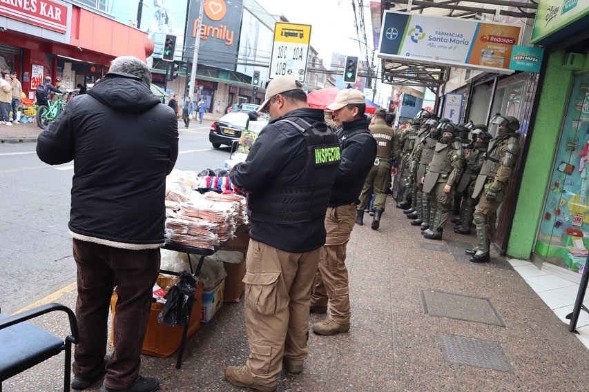 Más de 40 personas han sido detenidas en Temuco en el marco del Plan Navidad Segura