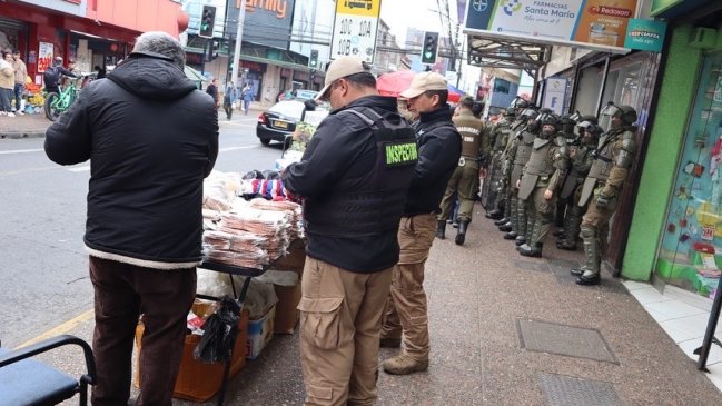 Más de 40 personas han sido detenidas en Temuco en el marco del Plan Navidad Segura