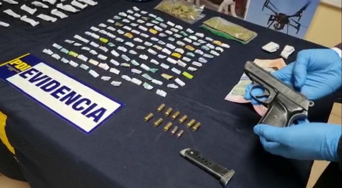 Tres personas fueron detenidas en operativo antidrogas en Ovalle y Monte Patria