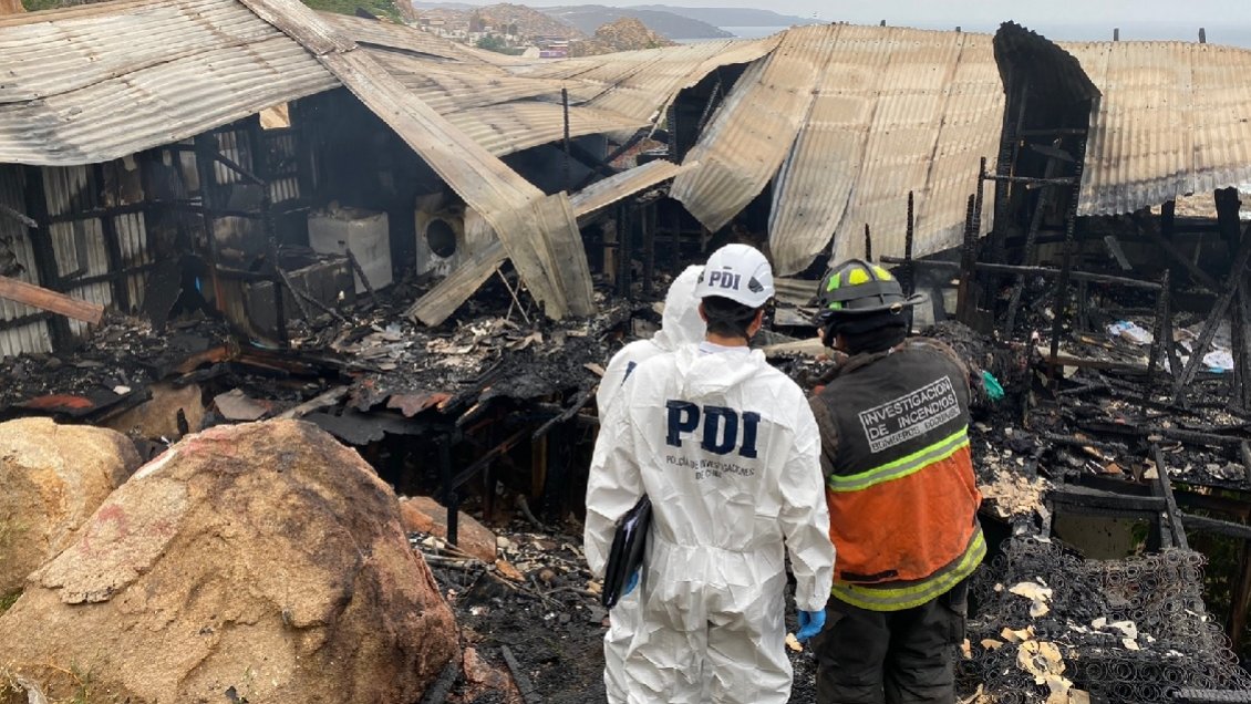 Incendio en Coquimbo dejó un fallecido