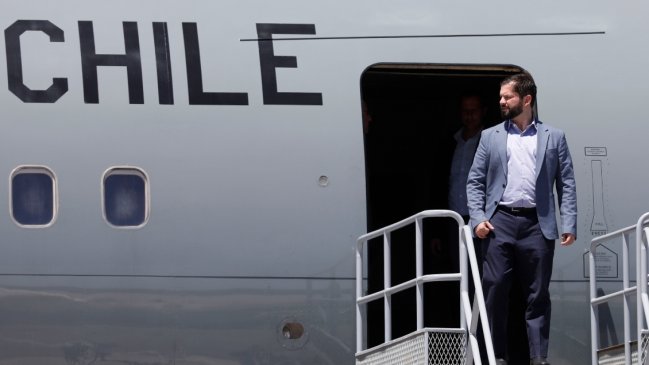 Presidente Boric aterrizó en Brasil para asistir a toma de posesión de Lula