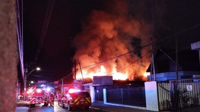Dos incendios afectaron a la Región del Maule el primer día del año