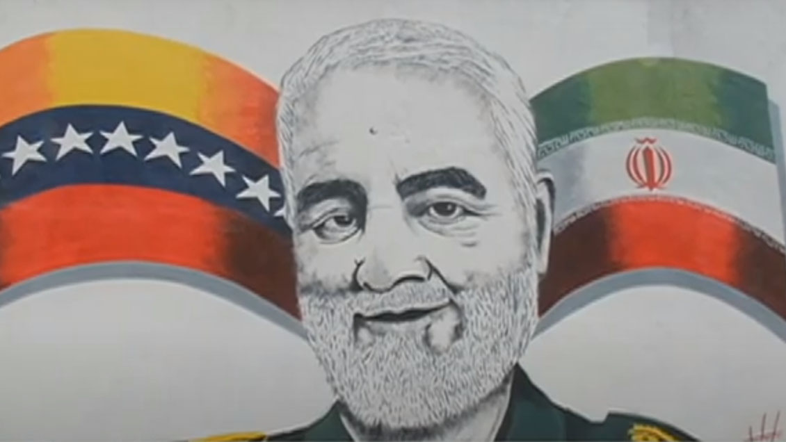 Grupo parlamentario venezolano inauguró mural en honor al fallecido general iraní Qasem Soleimaní