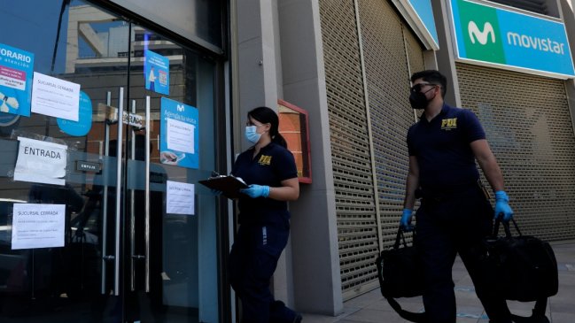 Millonario robo afectó a tienda de telefonía en Viña del Mar