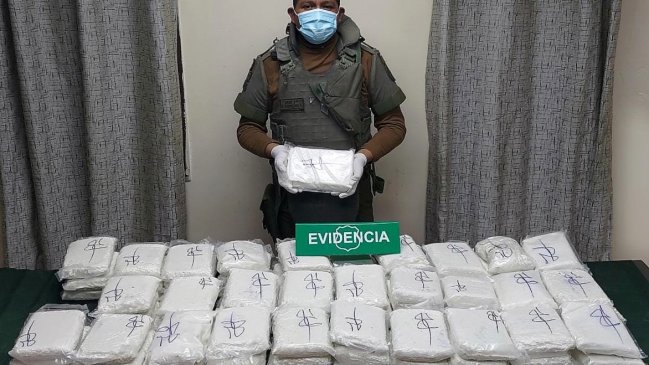 Mujer fue detenida con 96 kilos de ketamina en Colchane