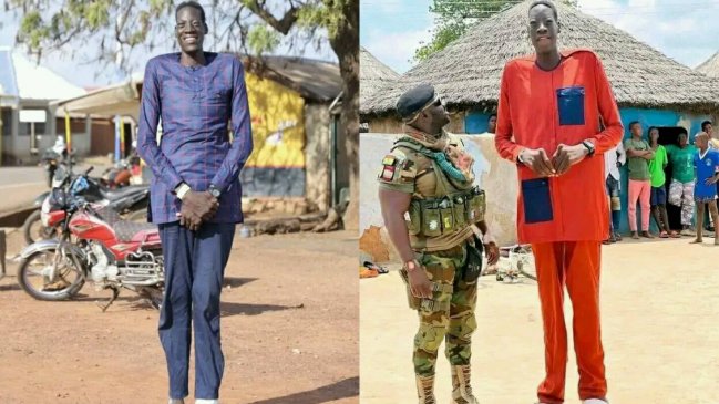 ¿El hombre más alto del mundo? Africano asegura que no puede parar de crecer