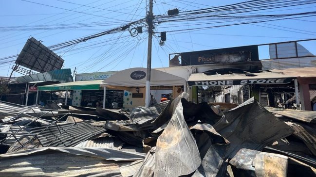 Nuevo catastro eleva a más de 30 los locales afectados por incendio en San Vicente