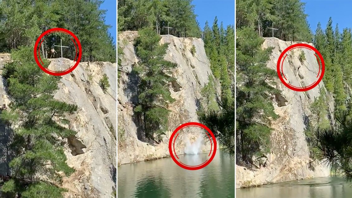 Dos jóvenes terminan lesionados tras peligroso piquero desde casi 30 metros en Angol