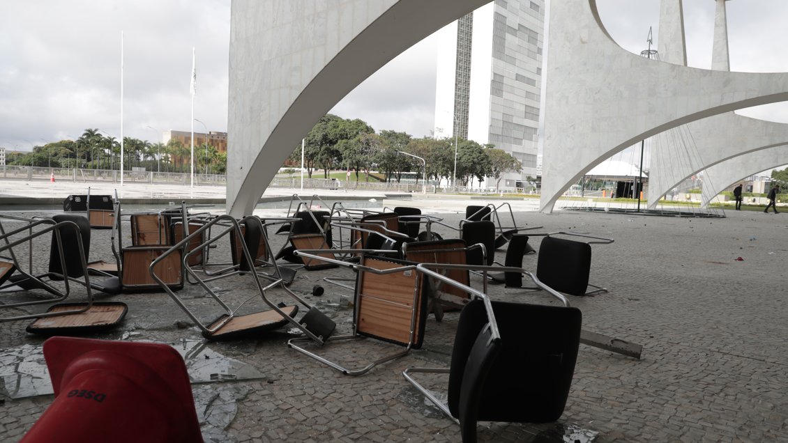 Daño a obras de arte en la sede de los poderes de Brasil es 