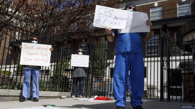 Huelga de más de 7.000 enfermeras en dos importantes hospitales de Nueva York