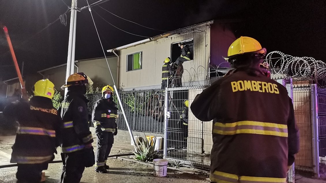 Madre e hijo murieron en un incendio a una vivienda en Ovalle