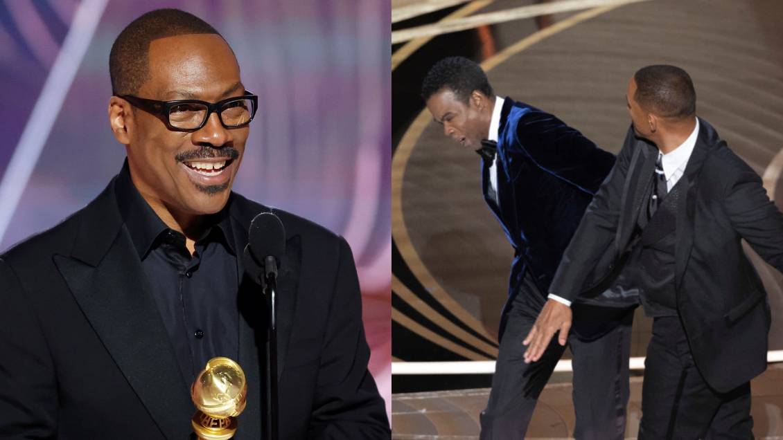 La broma de Eddie Murphy sobre Will Smith y Chris Rock en los Globos de Oro