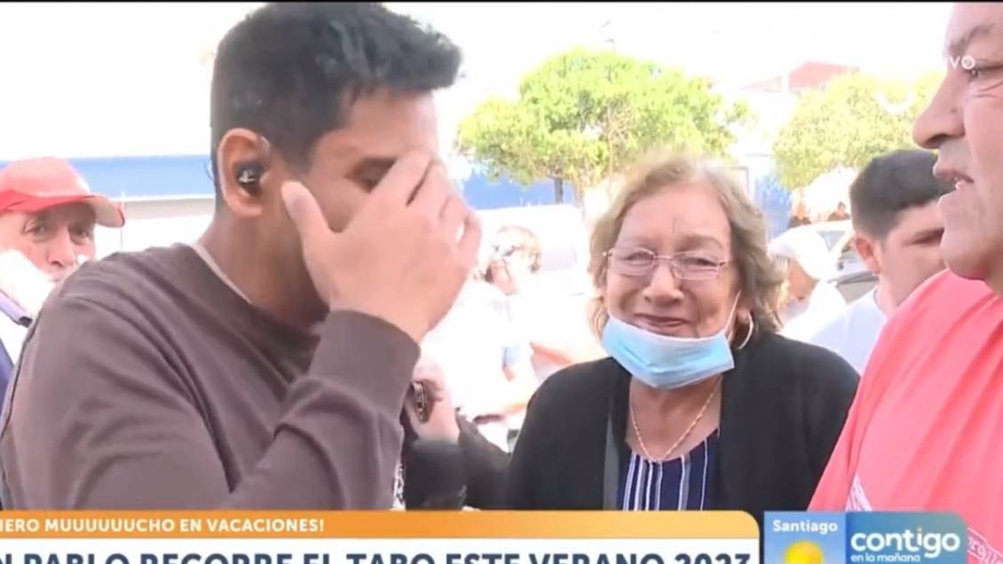 El incómodo momento de JP Queraltó con una señora en El Tabo