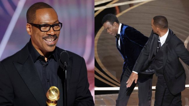 La broma de Eddie Murphy sobre Will Smith y Chris Rock en los Globos de Oro