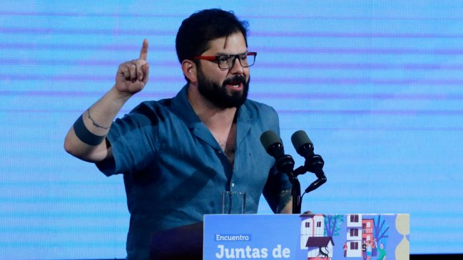 Presidente Boric fustigó a la oposición por restarse de la mesa de seguridad: 