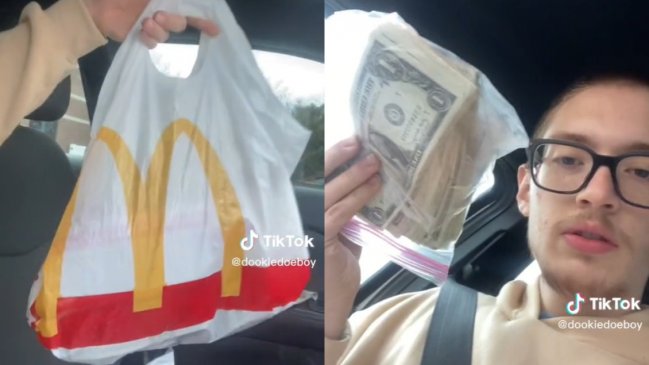   Hizo un pedido en McDonalds y le dieron cuatro millones de pesos por error 