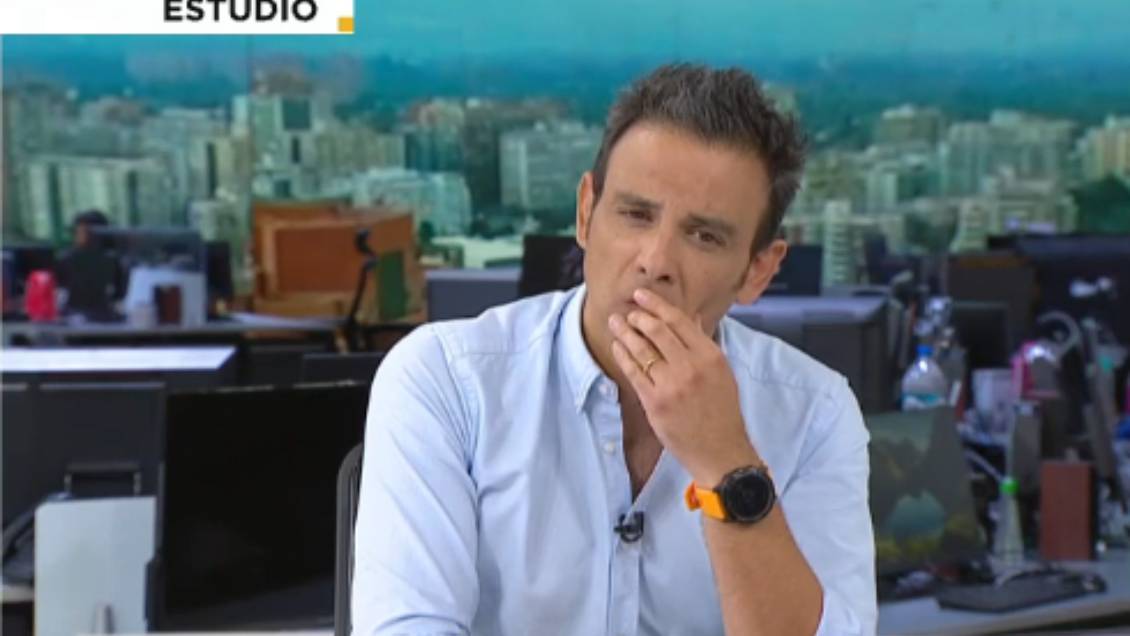 Rodrigo Sepúlveda no apareció en Meganoticias Alerta y fue reemplazado por Gonzalo Ramírez