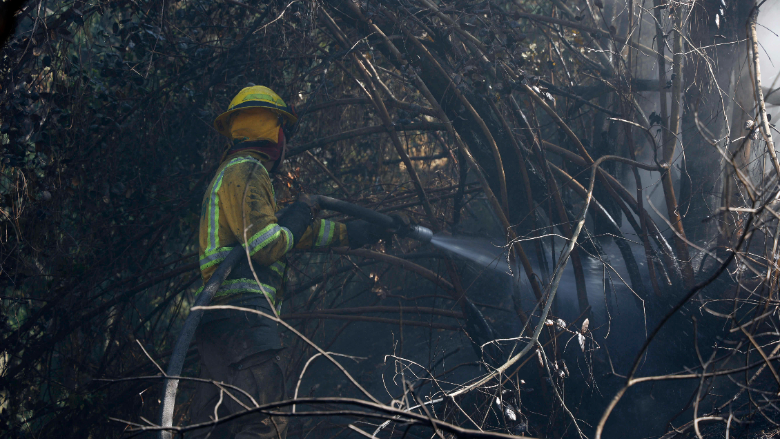 Incendio forestal en Pirque afectó a una casa y una bodega: Hay alerta roja