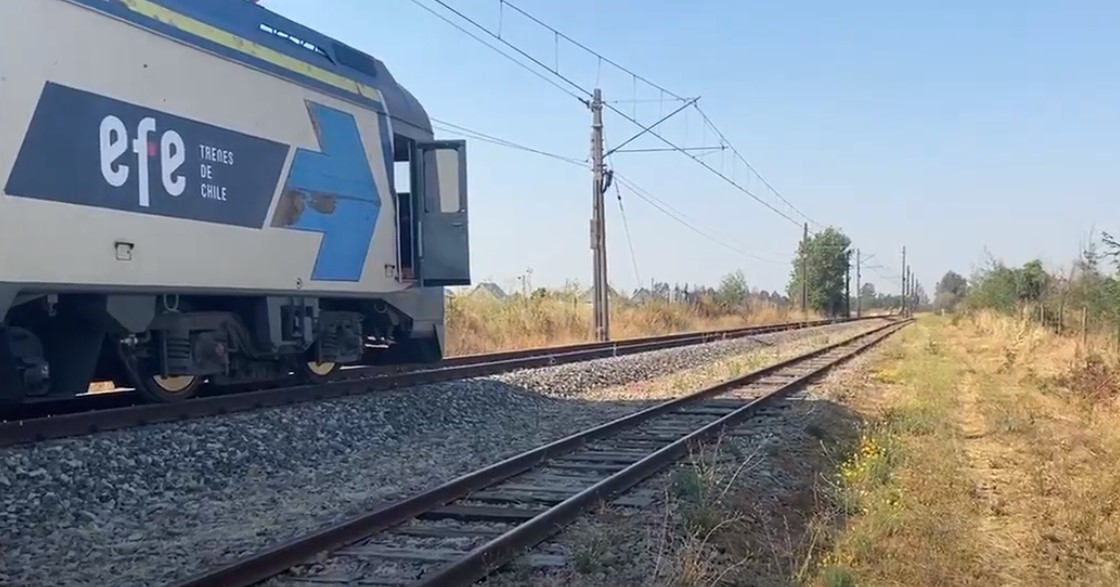 Una persona fue atropellada por un tren en el Maule