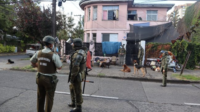   Temuco: Carabineros desalojó casa que llevaba cuatro años tomada 