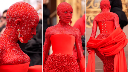   El llamativo look con el que Doja Cat se robó todas las miradas en la Semana de la Moda en Paris 