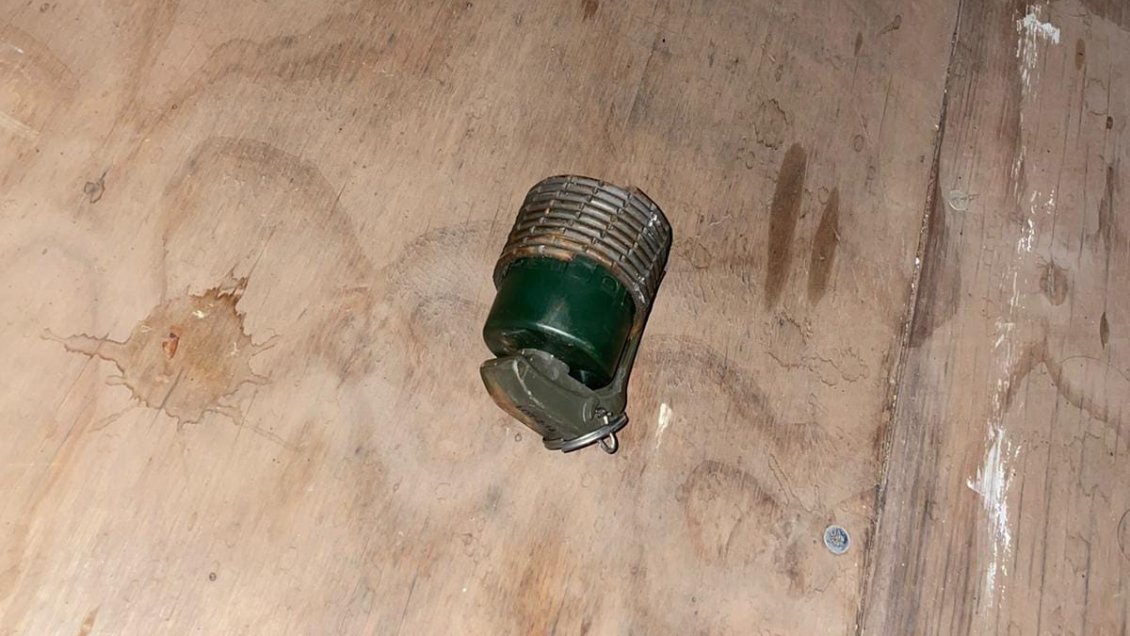 Indagan hallazgo de granada al interior de vivienda en Rengo