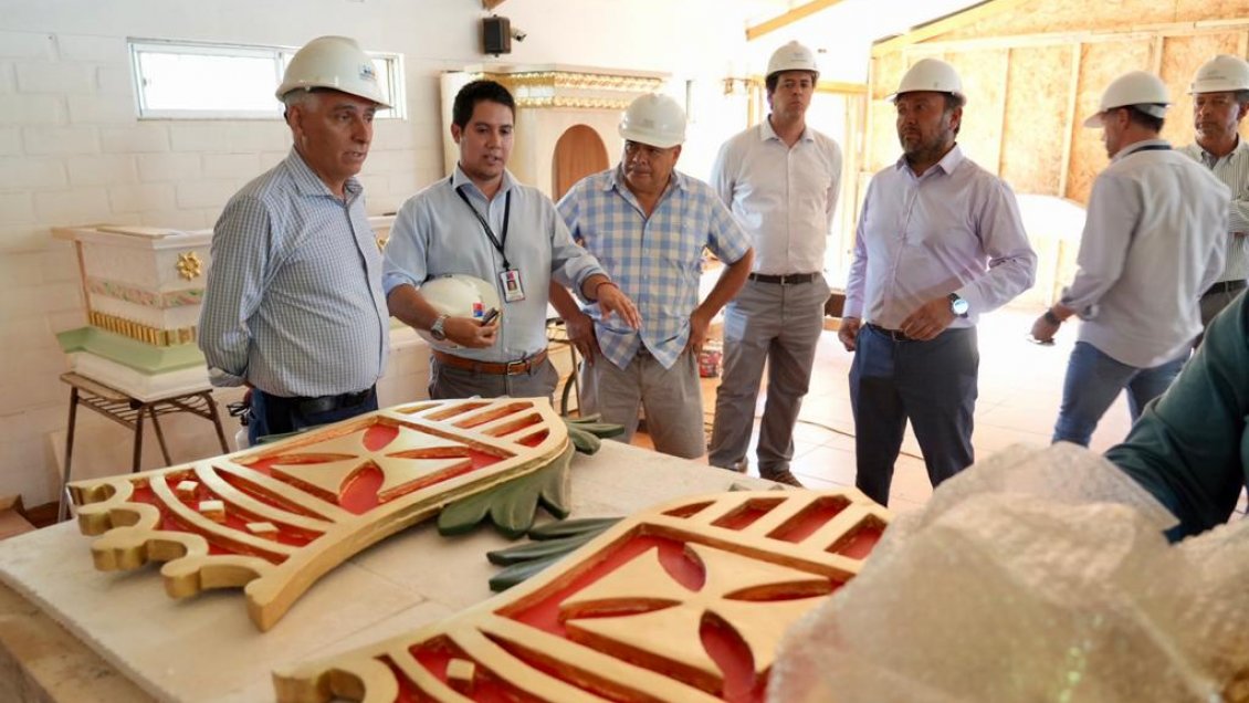 85% de avance presentan obras de restauración de iglesia de Codegua