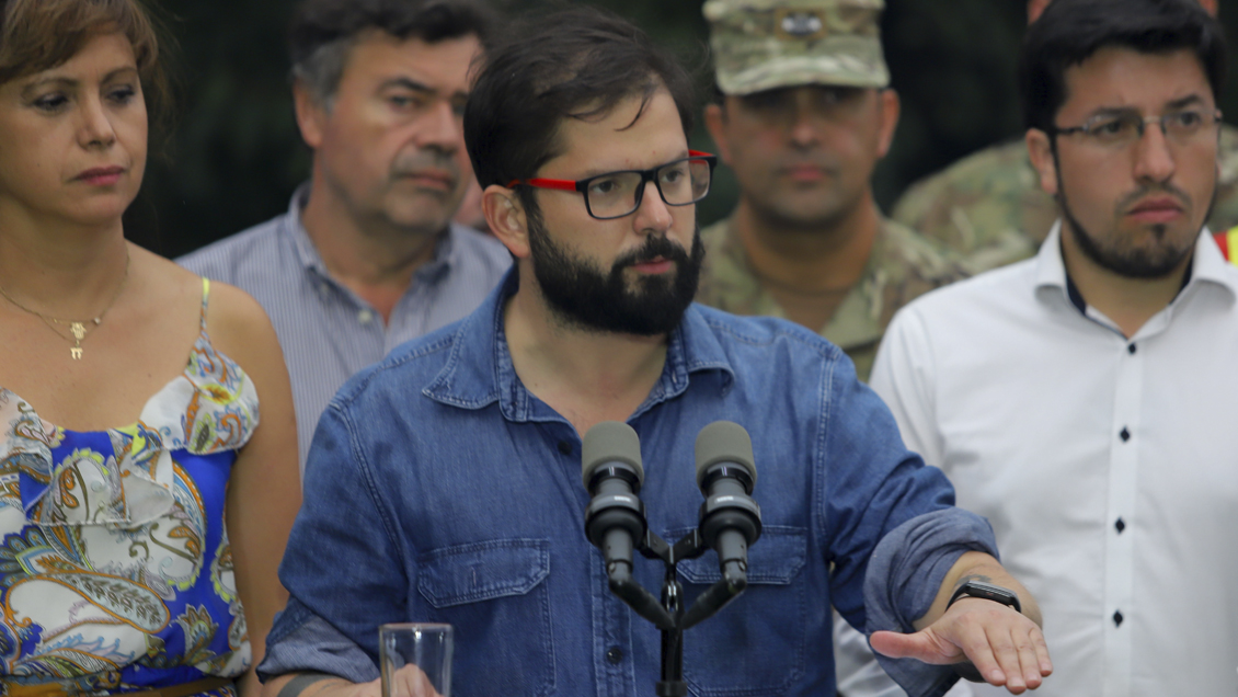 Boric y los emplazamientos a estar en terreno: 