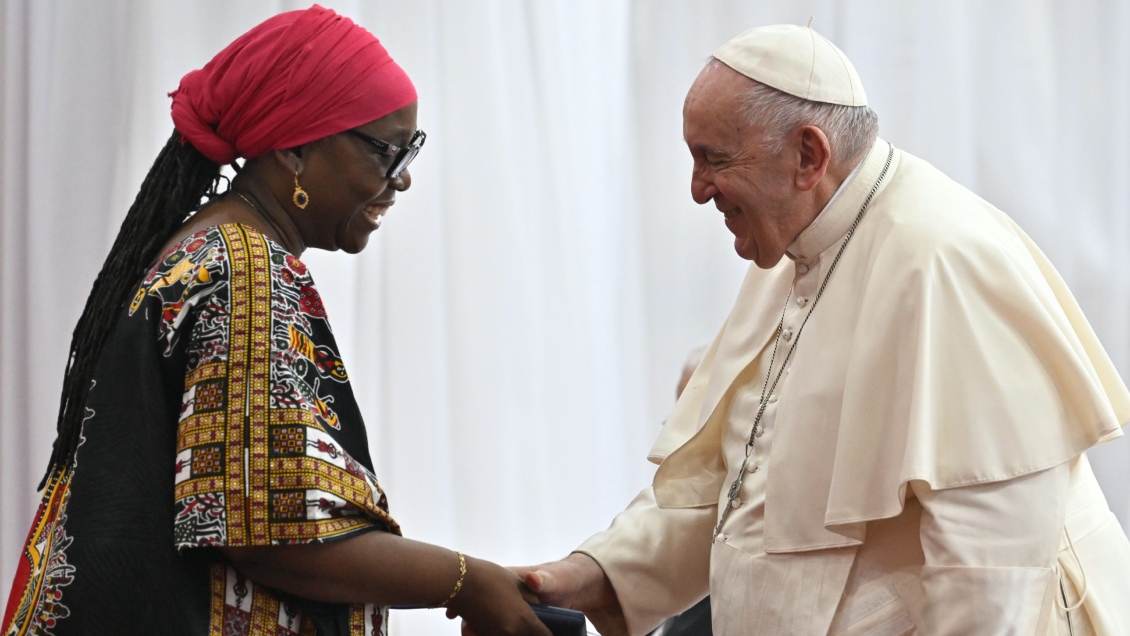 El papa instó en Sudán del Sur a 