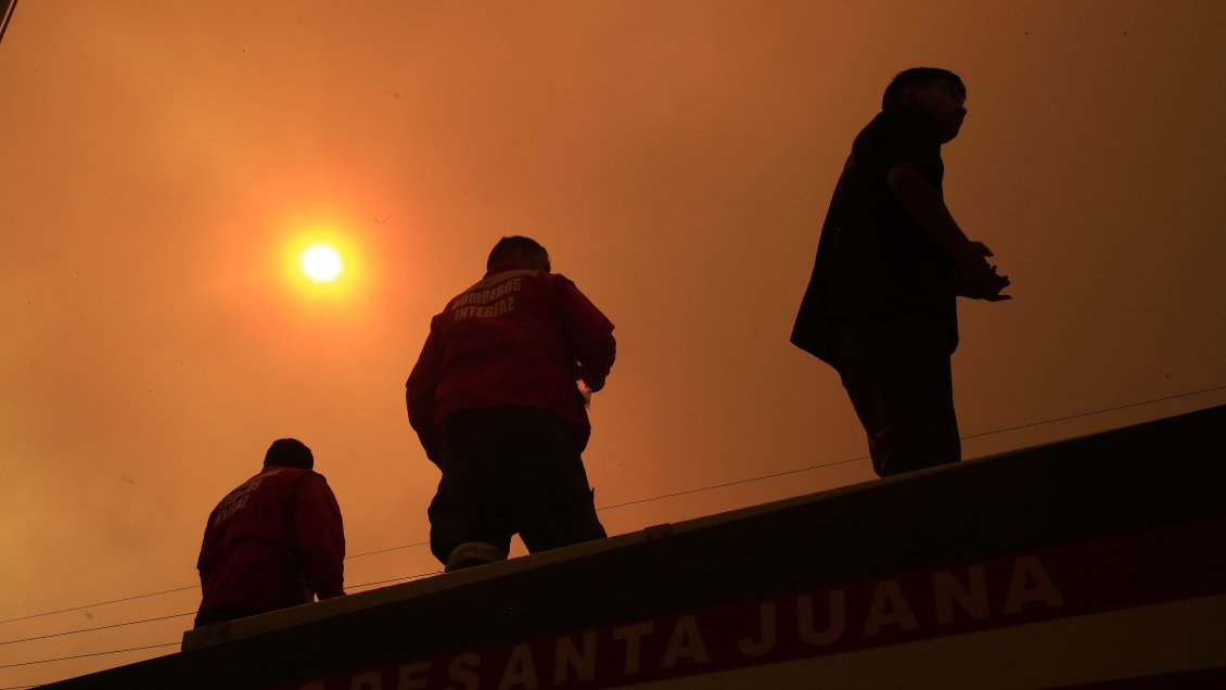 Meteorología informa que temperaturas bajarán en los próximos días en zona de incendios