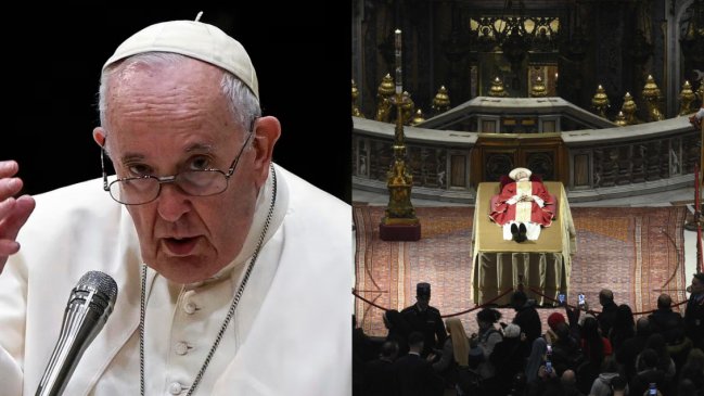Francisco denunció que la muerte de Benedicto XVI 