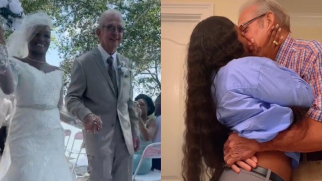 Joven de 24 años se casó con un hombre de 85: 