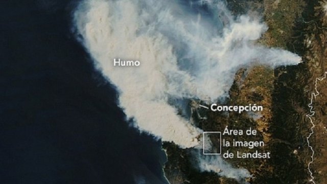 [Fotos] La NASA compartió imágenes satelitales de los incendios en ...