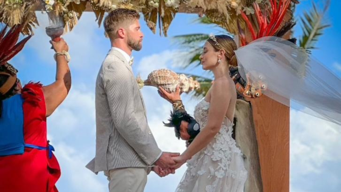 Belén Soto y Branko Bacovich vivieron matrimonio soñado en Tulum