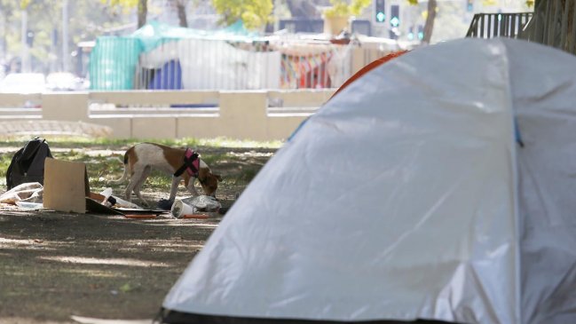 Orrego criticó al Gobierno por carpas en la Alameda: 
