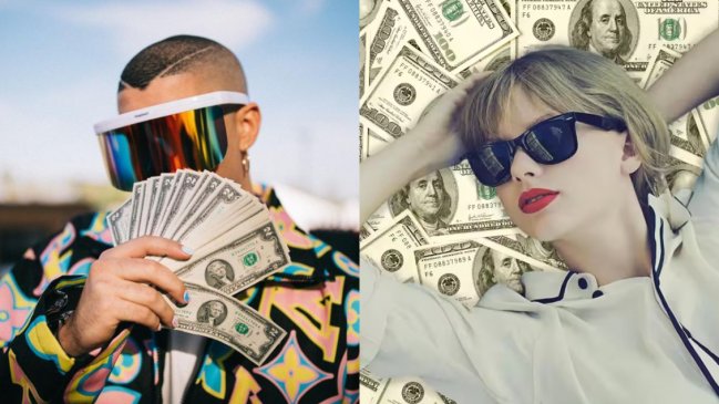 De Bad Bunny a Taylor Swift: Estos son los artistas mejor pagados según Forbes