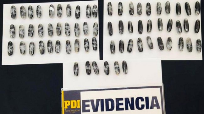 Sujeto fue detenido en el Aeropuerto de Arica con 66 ovoides de ketamina en el cuerpo