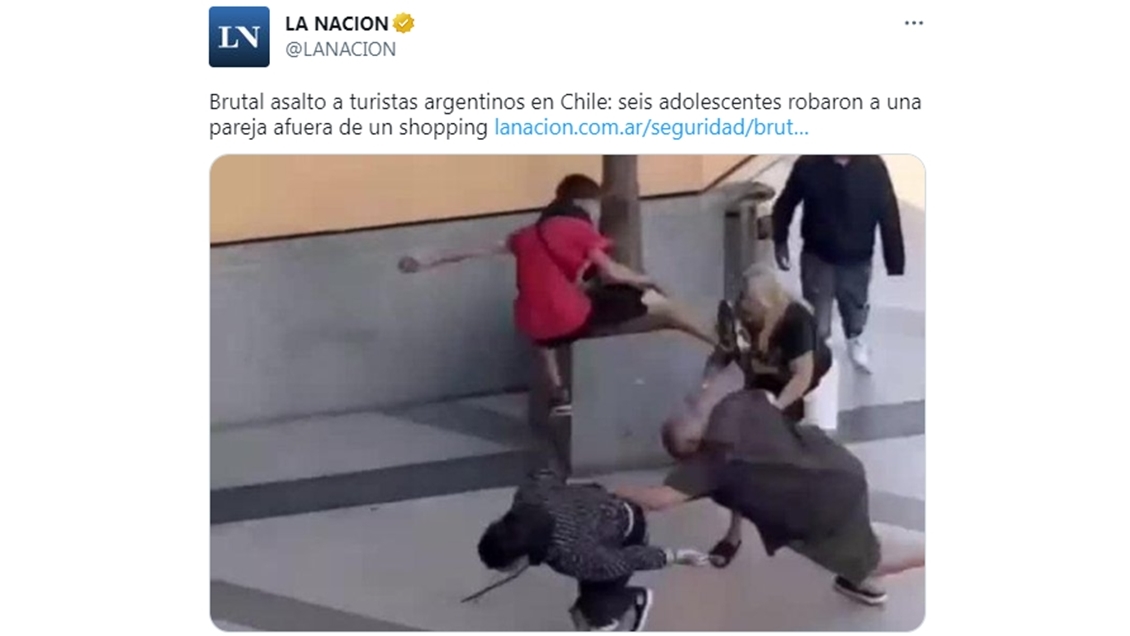 Así informó la prensa argentina sobre el asalto a turistas en Viña del Mar