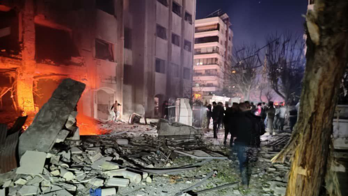 Ataque israelí con misiles dejó al menos 15 personas muertas en Damasco