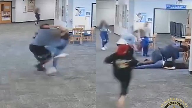 Estudiante golpeó y dejó inconsciente a su profesora porque le quitó su Nintendo Switch en clase