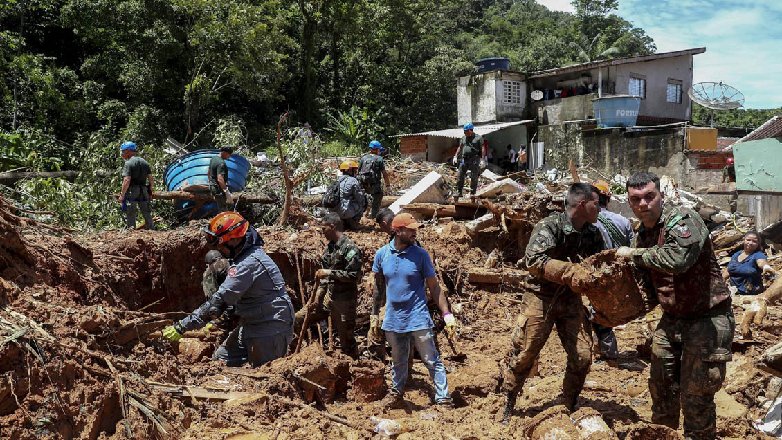 Muertos por lluvias en Sao Paulo llegaron a 65: Concluyó búsqueda de desaparecidos