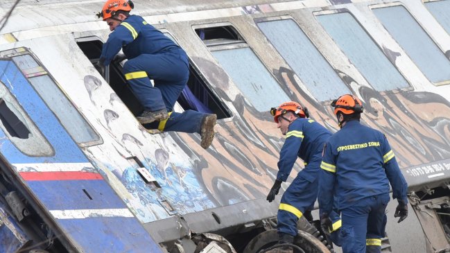 Luto y conmoción en Grecia por la mayor tragedia ferroviaria de su historia